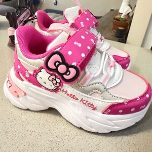 Hello Kitty Kids Sneakers - Pink and White